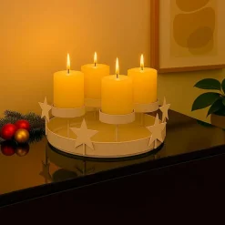 Kerzen & Kerzenhalter|Adventskranz Stern