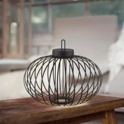 JUST LIGHT. Außentischleuchten|Außentischleuchten|Akku-Tischleuchte Gabbia