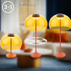 Briloner Außentischleuchten|Außentischleuchten|Akku-Tischleuchte Oimara