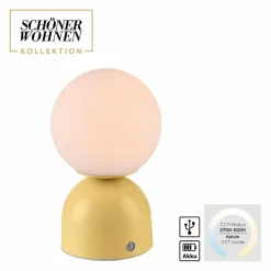 SCHÖNER WOHNEN-Kollektion Akkuleuchten|Tischlampen|Akku-Tischleuchte Rudi