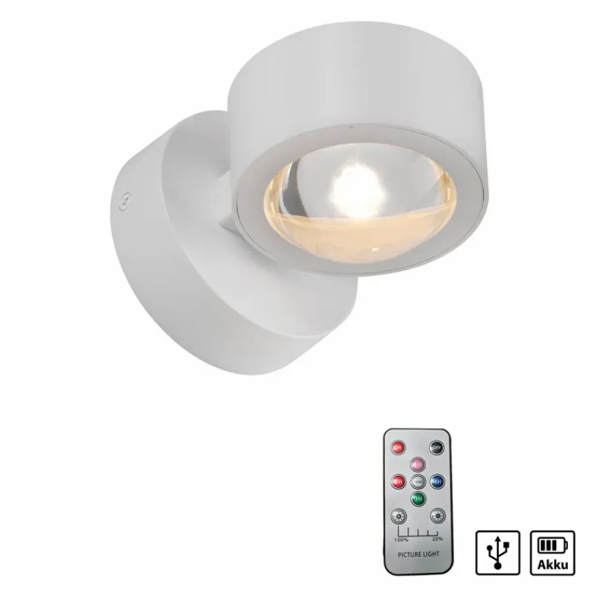 JUST LIGHT. Akku-Wandleuchte Chia