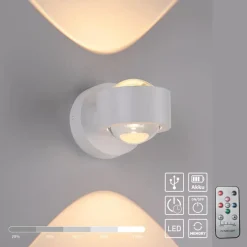 JUST LIGHT. Akku-Wandleuchte Chia