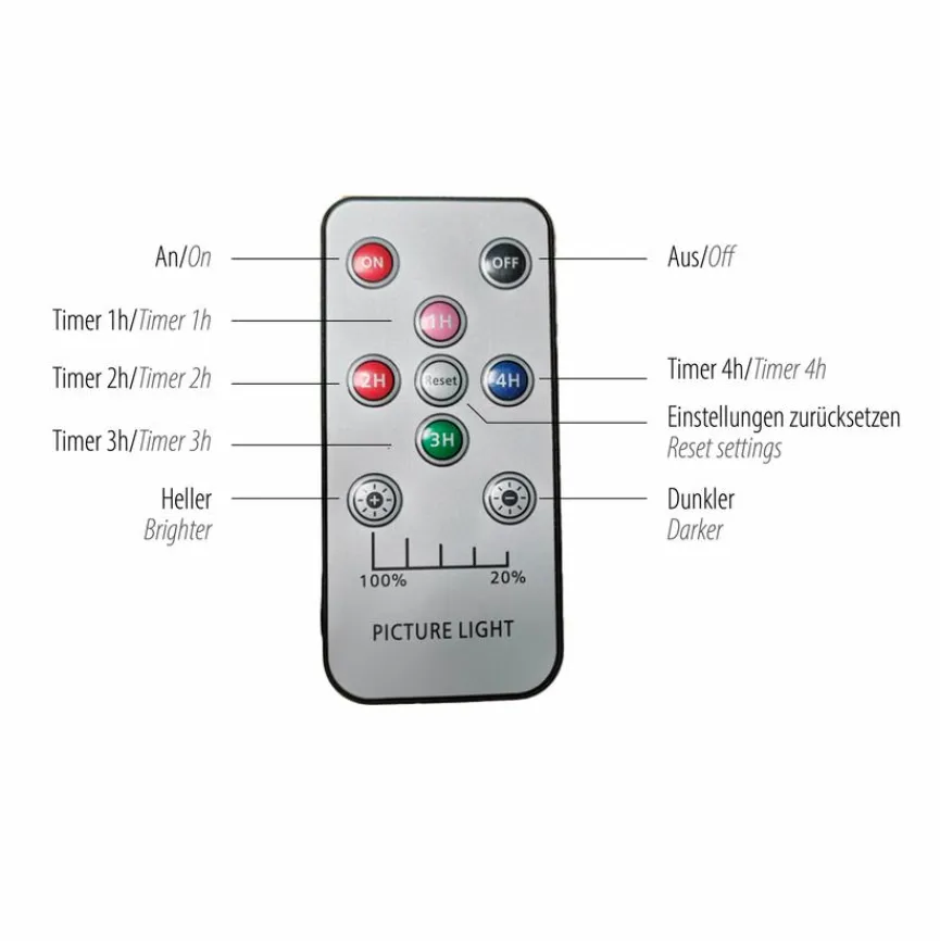 JUST LIGHT. Akku-Wandleuchte Chia