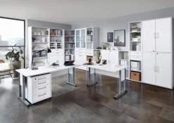 Discount Aktenregal Calvia, schmal 6OH Büroschränke & Regale|Büromöbel-Serien