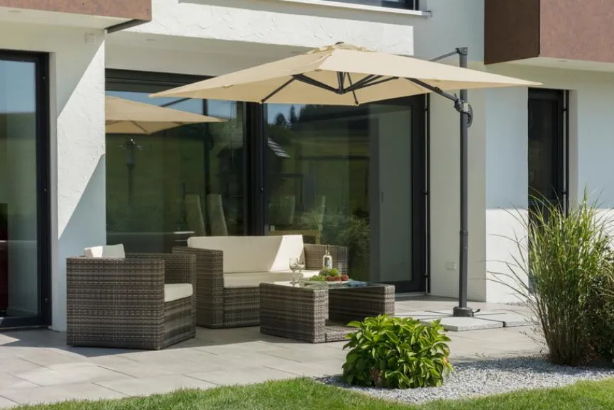 Hot Ampelschirm Rhodos Junior 230 x 230 cm Sonnenschirme