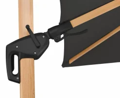 Outlet Ampelschirm Rhodos Twist Woody 300x300cm Sonnenschirme