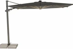 Glatz Sonnenschirme|Ampelschirm Varioflex LED 300 x 300 cm