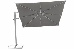 Glatz Sonnenschirme|Ampelschirm Varioflex LED 300 x 300 cm