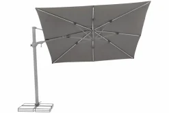 Glatz Sonnenschirme|Ampelschirm Varioflex LED 300 x 300 cm