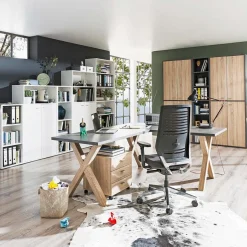 New Ansatzplatte Mister Office Schreibtische|Büromöbel-Serien