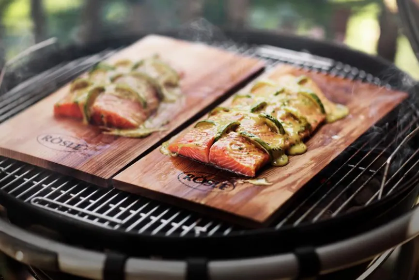 Rösle Grillzubehör|Aromaplanke Zedernholz 2er Set