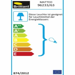 Brilliant Außendeckenleuchte Matteo