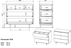 Babyzimmer-Set Tomino 4tlg. Kinder Babyzimmer-Komplettsets|Babyzimmer-Komplettsets