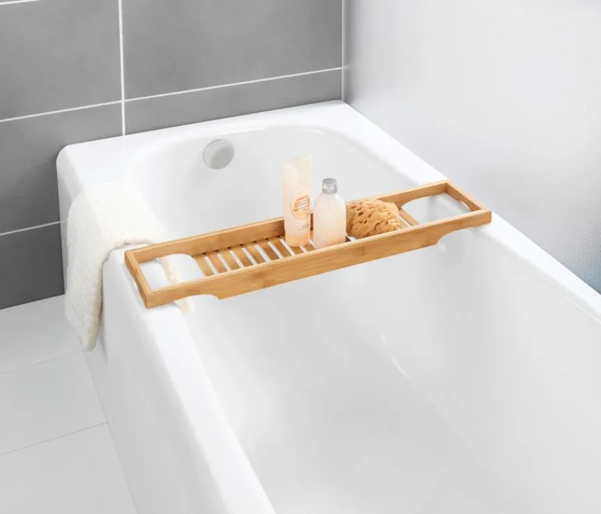 WENKO Badzubehör|Badewannenbrücke Bambusa