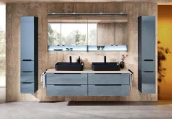 New Badmöbel-Set Leonardo Living Waschbeckenunterschränke