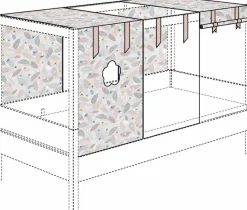 Hot Baldachin-Set , Afrika Kinder Kinderbetten|Kinderbetten