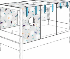 Kinder Paidi Kinderbetten|Kinderbetten|Baldachin-Set , Wikinger