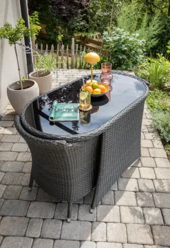 Balkonmöbel-Sets|Balkonmöbel Set Deluxe 3tlg.