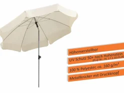 Schneider Schirme Sonnenschirme|Balkonschirme|Balkonschirm Locarno Ø 200 cm