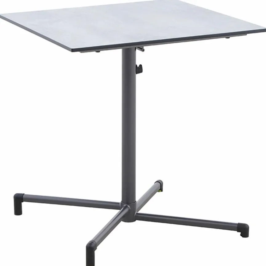 MWH Gartentische|Balkontisch klappbar Flip 70 x 70 cm