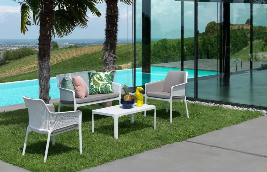 Discount Bankkissen Net Lounge 106 x 60 cm Gartenbank-Auflagen