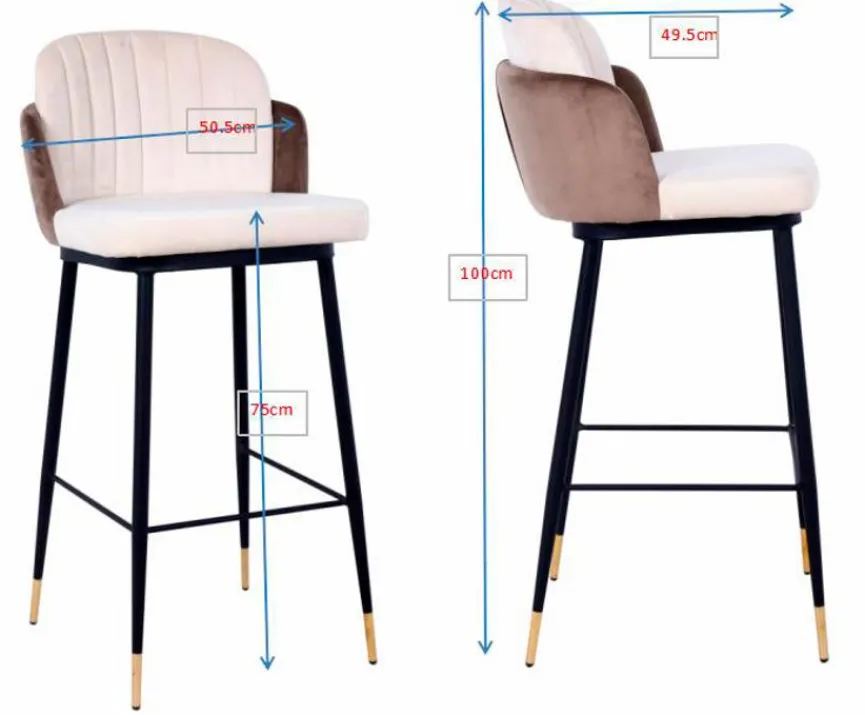 KARE DESIGN Barhocker Hojas 86386