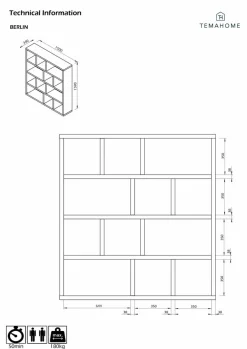 TemaHome Bücherregal Berlin