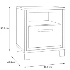 FORTE Couchtische|Beistelltisch Farida
