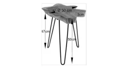 KARE DESIGN Couchtische|Beistelltisch Aspen 85295