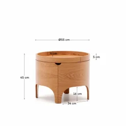 DAHEIM Beistelltisch Octavia