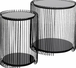 KARE DESIGN Couchtische|Beistelltisch Wire Double 87441 2er Set