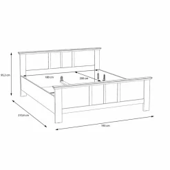 FORTE Betten|Bett Iloppa SZ 180 x 200 cm