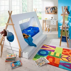 Kinder Kinderbetten|Kinderbetten|Bett Tipi 90 x 200 cm