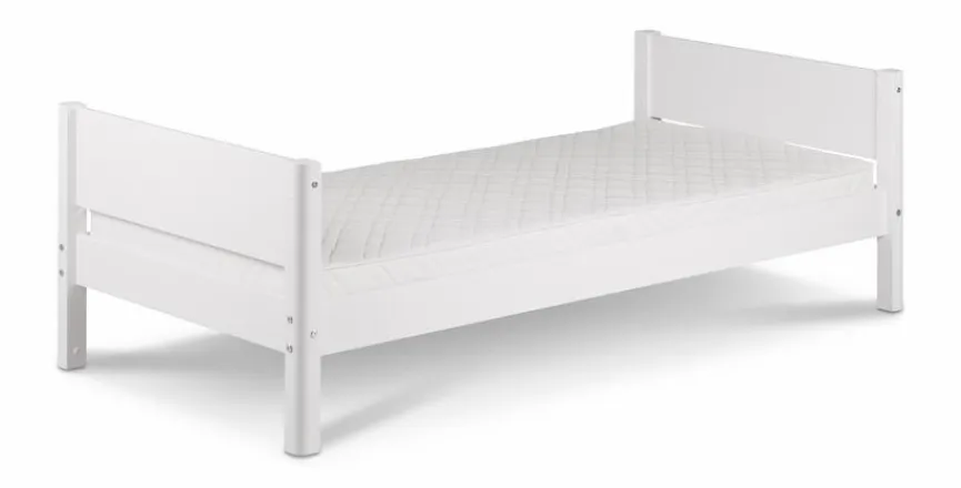 Bett White 90 x 200 cm Kinder Jugendbetten|Jugendbetten