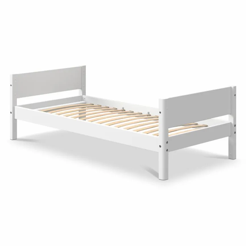 Bett White 90 x 200 cm Kinder Jugendbetten|Jugendbetten