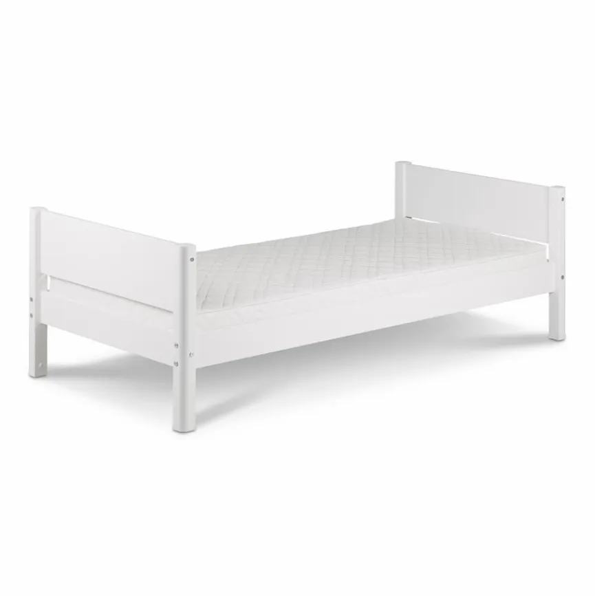 Bett White 90 x 200 cm Kinder Jugendbetten|Jugendbetten