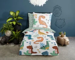 Kinder Kinderbettwäsche|Bettwäsche|Bettwäsche Dino 135 x 200 cm