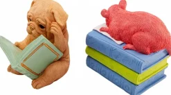 New Buchstütze Pet Party 2tlg. Dekofiguren Tiere & Pflanzen