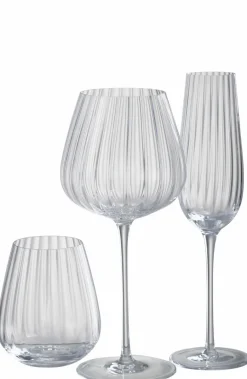 DAHEIM Champagnerglas Streifen