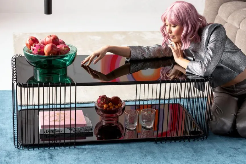 KARE DESIGN Couchtisch Wire Black 87818