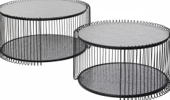 KARE DESIGN Couchtisch Wire Double 87819 2er Set