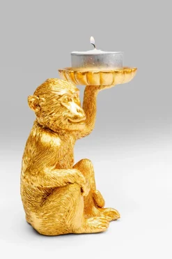 KARE DESIGN Deko-Figur Monkey Tealight Holder