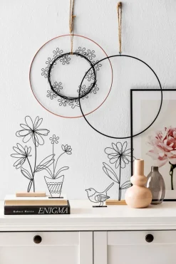 Hängende Deko|Deko-Hänger Schmetterlingsring Ø 23 cm