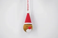 Für Den Weihnachtsbaum|Deko-Hänger Weihnachtsmannkopf 6,3 cm