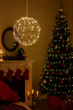 AM Design Leuchtobjekte|Dekoleuchte Drahtkugel
