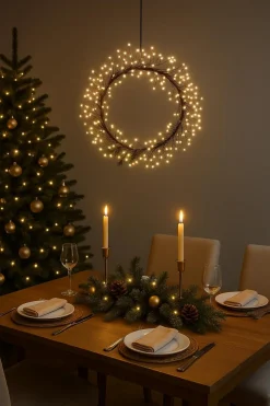 AM Design Deko-Leuchte Kranz Ø 30 cm