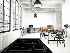 Designteppich Atelier 133 x 190 cm Moderne Teppiche