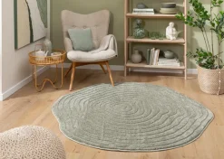 Design-Teppich Rippel Shape Ø 200 cm