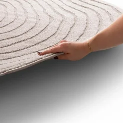 Moderne Teppiche|Design-Teppich Rippel Shape Ø 200 cm