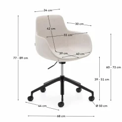 Kave Home Bürostühle|Drehstuhl Tissiana